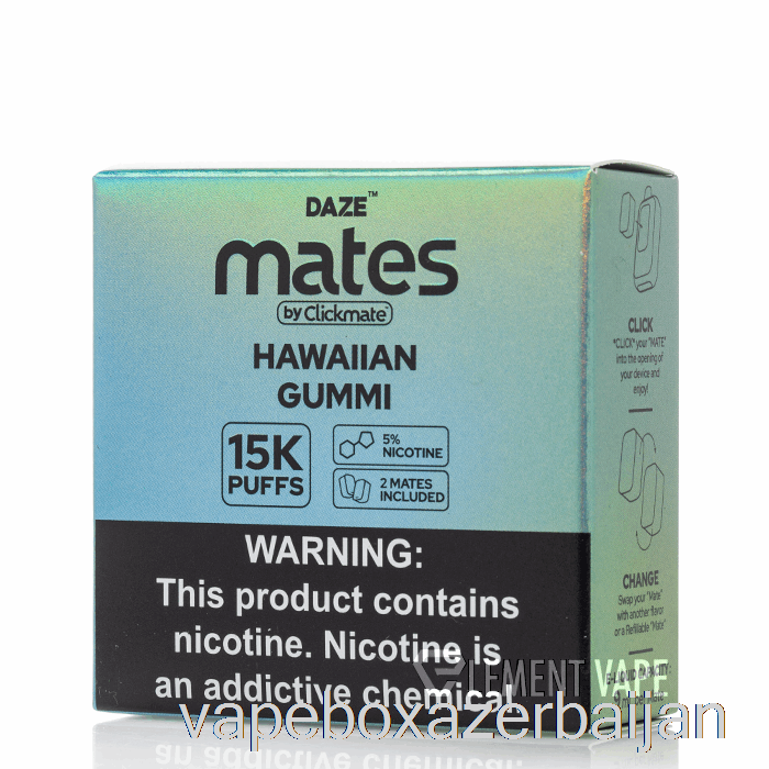 Vape Smoke 7 Daze Mate Pods Hawaiian Gummi